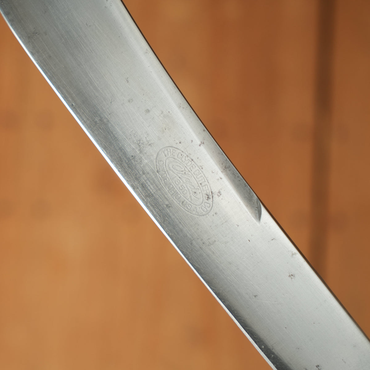 Clyde Cutlery 8" Bullnose Pewter Cast Inlay & Rosewood / Cocobolo ~1890-1920