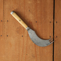 J Russell & Co Green River Works One Armed Man's Knife Carbon Steel Bone Pewter 1860s-1879