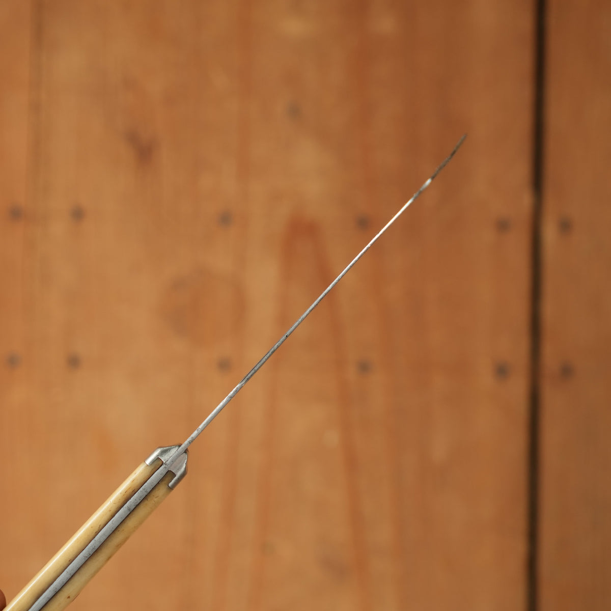 J Russell & Co Green River Works One Armed Man's Knife Carbon Steel Bone Pewter 1860s-1879