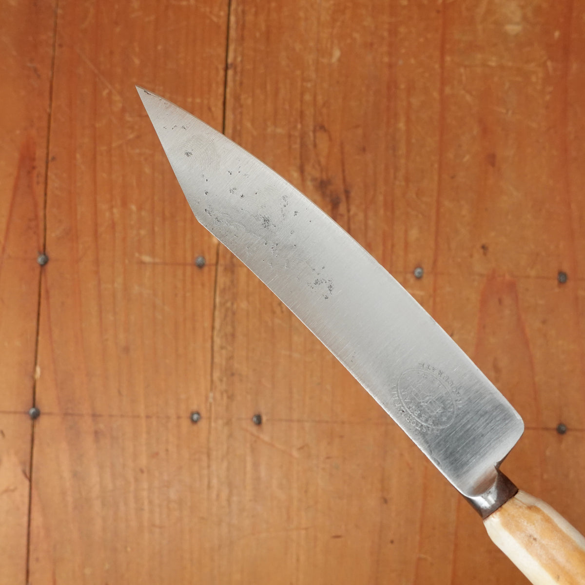 Assorted Historically Inaccurate 4.75" Clip point Paring Knife Shear Carbon Steel Stag Horn Handle Sheffield 1820s-60s