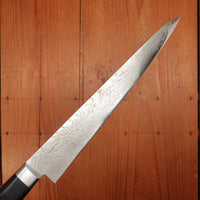 New Old Stock Konosuke Sakai SD Damascus 240 Sujihiki Western Handle circa 2013-17