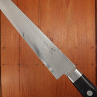 New Old Stock Konosuke Sakai SD Damascus 240 Sujihiki Western Handle circa 2013-17