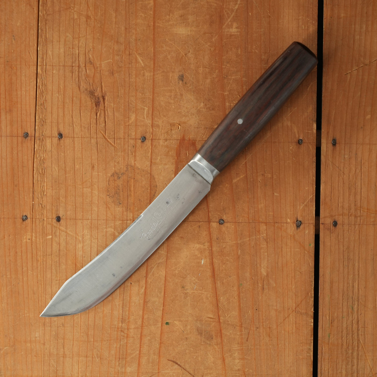 Goodell 6" Bullnose Carbon Steel & Rosewood 1913-1920s