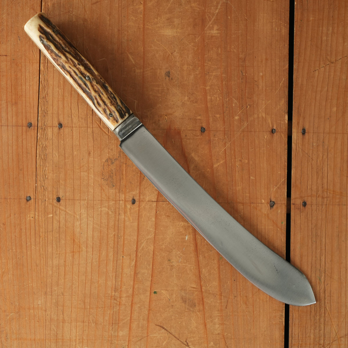 J Russell Green River Works 8" Bullnose Hand Forged Carbon Steel Stag 1880s-1920s