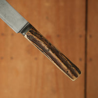 J Russell Green River Works 8" Bullnose Hand Forged Carbon Steel Stag 1880s-1920s