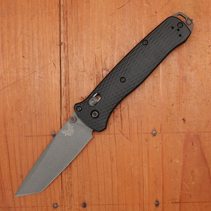 Benchmade 537GY-03 Bailout Tanto CPM-M4 AXIS Lock Black Aluminum Handle