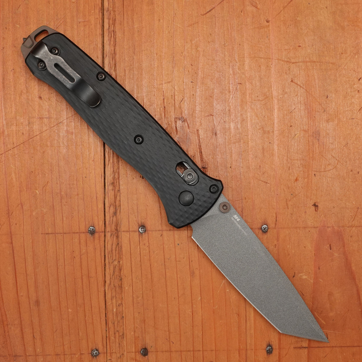 Benchmade 537GY-03 Bailout Tanto CPM-M4 AXIS Lock Black Aluminum Handle