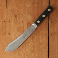 Hibbard Spencer & Bartlett OVB 7" Bullnose Carbon Steel, Pewter Brass Ebony 1880s-1920