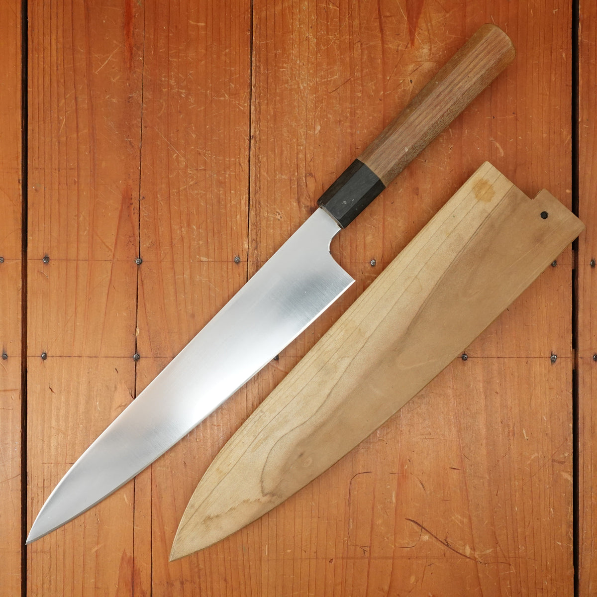 Trade In Hitohira FJ 270mm Gyuto VG10 Ho Wood W/ Saya