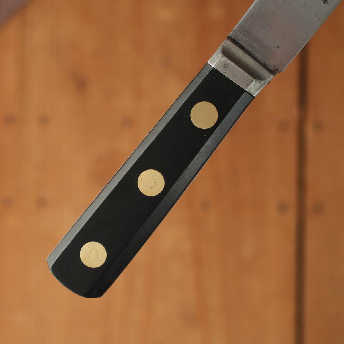 Hibbard Spencer & Bartlett OVB 7" Bullnose Carbon Steel, Pewter Brass Ebony 1880s-1920