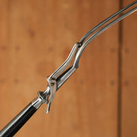J Russell Green River Works 2pc Carving Set Integral Bolsters Gutta Percha Handles 1880s-1900