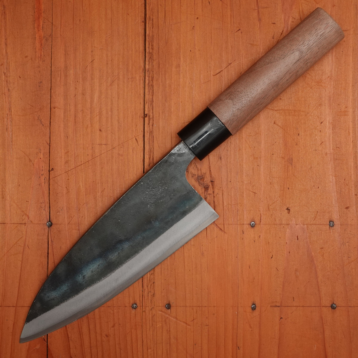 Tosa Tadayoshi 165mm Ryo Deba Aogami 1 Walnut/PC Handle - Ambidextrous