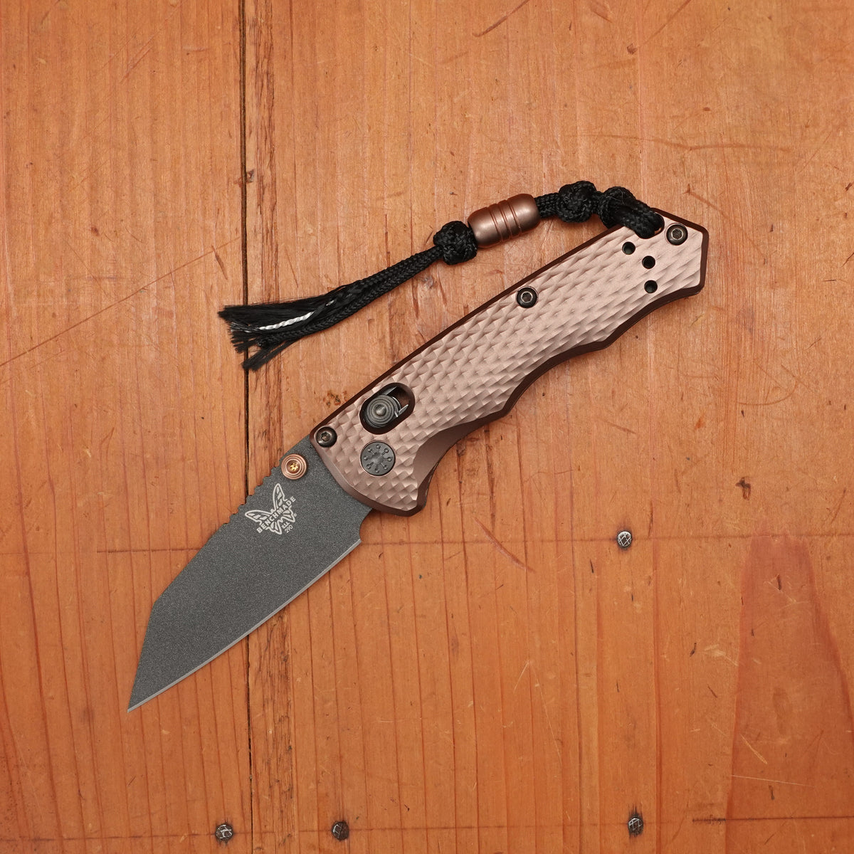 Benchmade 290BK-1 Full Immunity Wharncliffe CPM-M4 AXIS Lock Burnt Bronze Handle