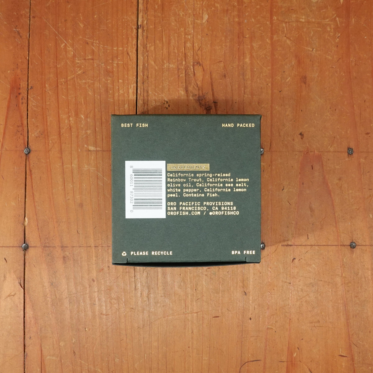 Oro Pacific Provisions California Rainbow Trout with Lemon Pepper