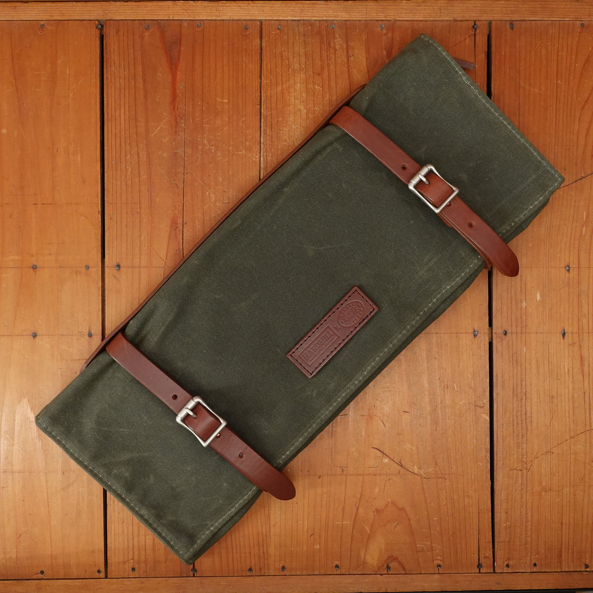 Hardmill Waxed Canvas Knife Roll