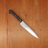 New Old Stock Mazzoli Chiasais 5.5" Fine Utility / Office Knife Carbon Plum Handle Maniago, Italy ~1950s 60s