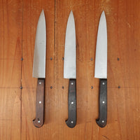 New Old Stock Mazzoli Chiasais 5.5" Fine Utility / Office Knife Carbon Plum Handle Maniago, Italy ~1950s 60s