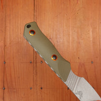 Benchmade 15600-01 Raghorn 4" Drop Point CPM-Cruwear Fixed Blade OD Green G10 Handle with Sheath