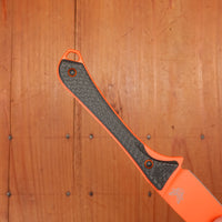 Benchmade 15201OR Altitude 3" Drop Point CPM-S90V Fixed Blade Orange Cerakote Carbon Fiber Handle with Sheath