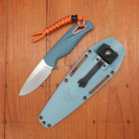 Benchmade 18050 Intersect 2.7" Drop Point CPM-Magnacut Fixed Blade Depth Blue Santoprene Handle with Sheath