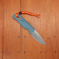 Benchmade 18050 Intersect 2.7" Drop Point CPM-Magnacut Fixed Blade Depth Blue Santoprene Handle with Sheath