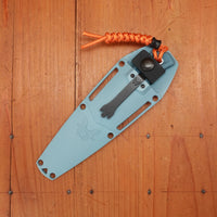 Benchmade 18050 Intersect 2.7" Drop Point CPM-Magnacut Fixed Blade Depth Blue Santoprene Handle with Sheath