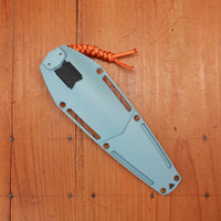 Benchmade 18050 Intersect 2.7" Drop Point CPM-Magnacut Fixed Blade Depth Blue Santoprene Handle with Sheath