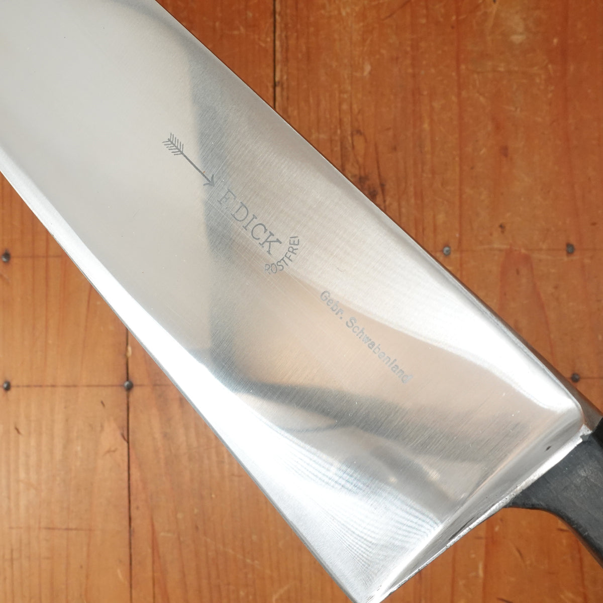 F Dick Forged Stainless Chef Kit with Locking Briefcase Esslingen, W Germany 1950s - 9 Pieces Minty