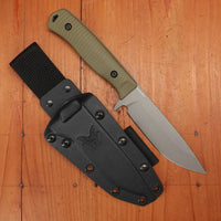 Benchmade 539GY Anonimus 5" Drop Point CPM-Cruwear Fixed Blade OD Green G10 Handle with Sheath