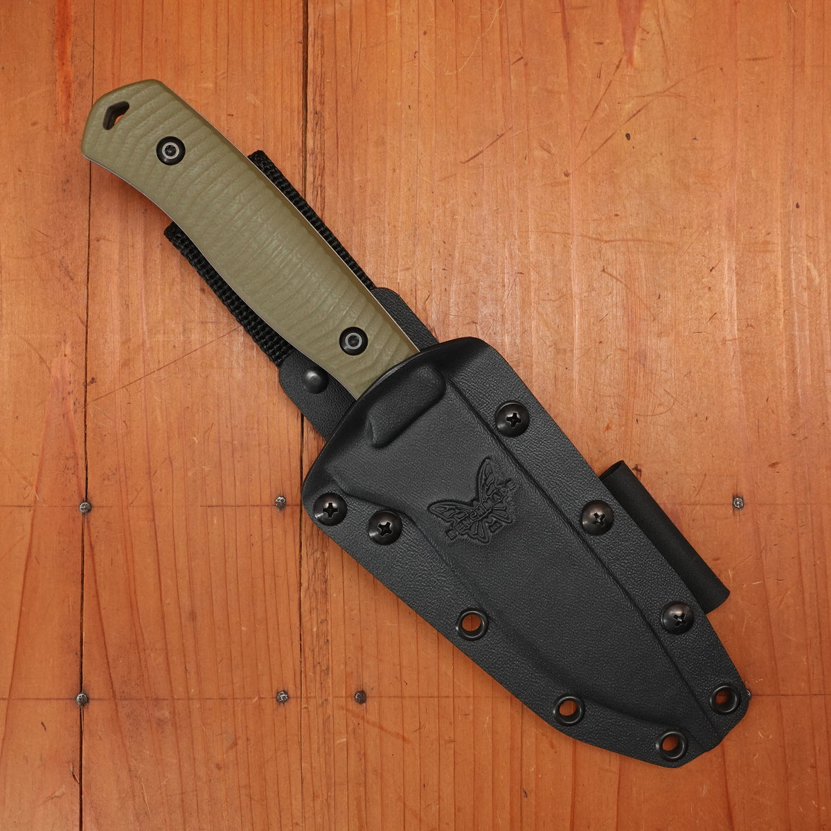 Benchmade 539GY Anonimus 5" Drop Point CPM-Cruwear Fixed Blade OD Green G10 Handle with Sheath