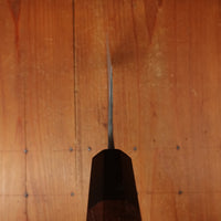 Shiro Kamo 180mm Nakiri Stainless Clad Aogami Super Oct Red Ebony