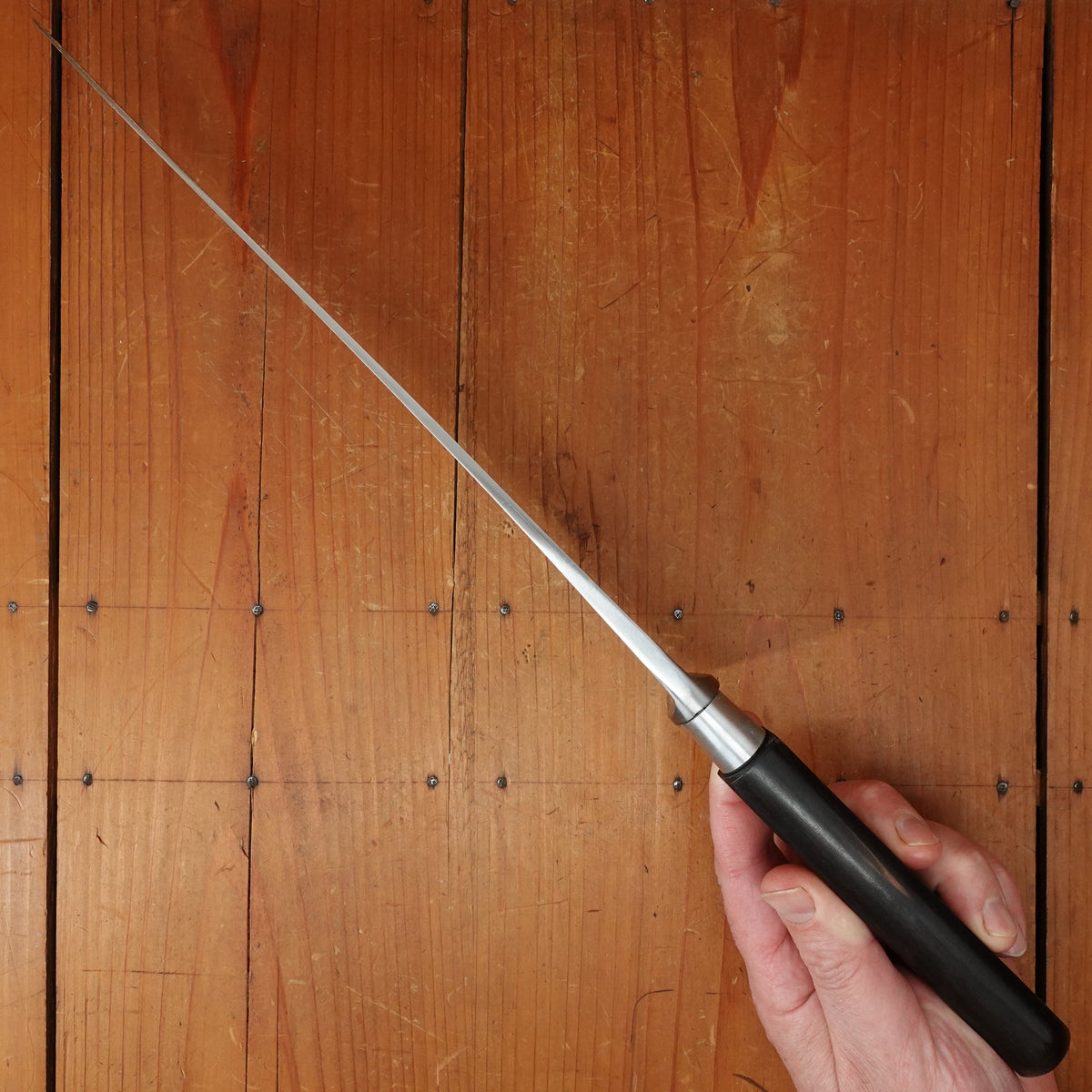 B Stock New Old Stock K Sabatier Nogent / Cuisine Massive 11" 'Queue de Castor' Lobster Splitter Style Chef Carbon Steel Ebony