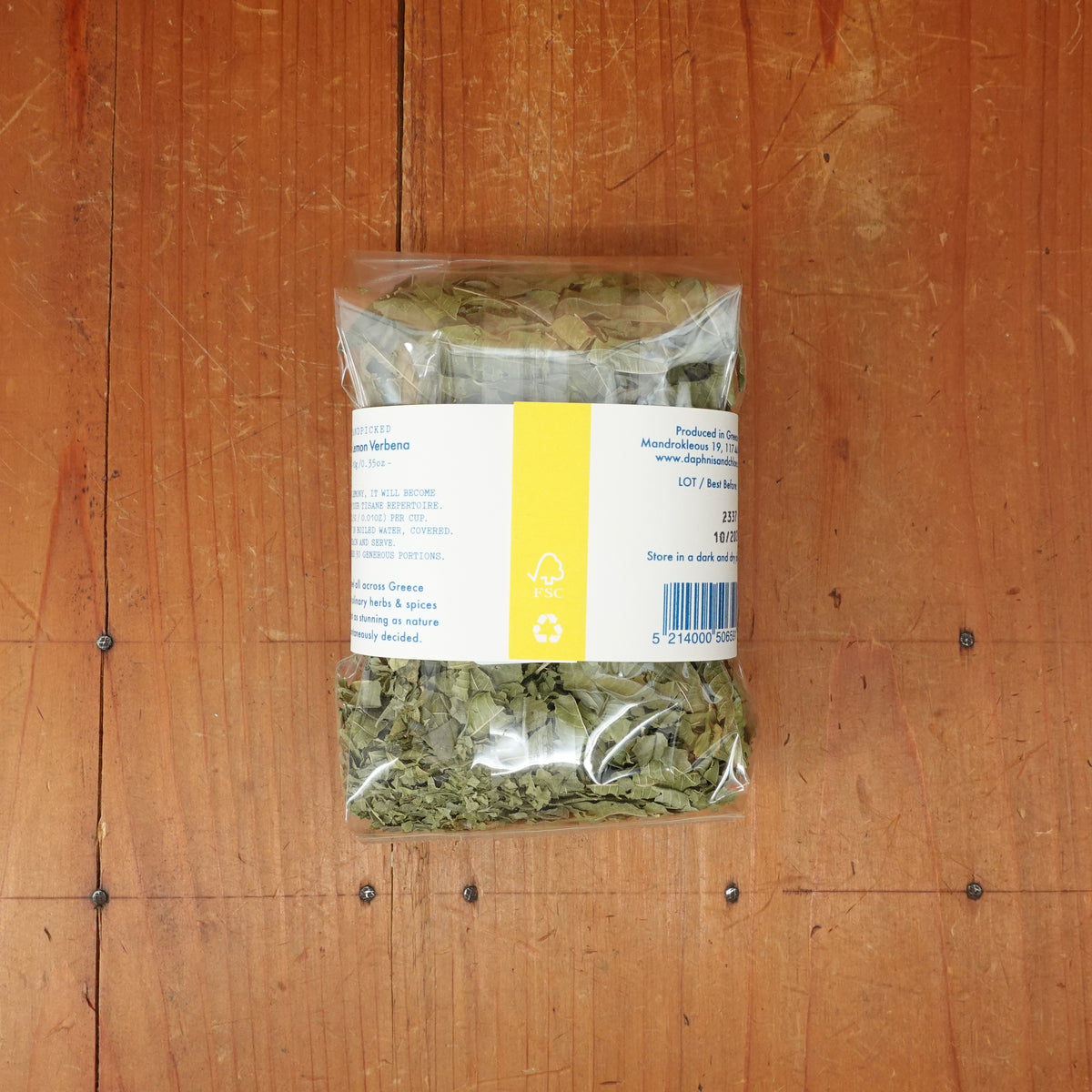 Daphnis and Chloe Our Lemon Verbena Herbal Tea - 10g
