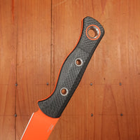 Benchmade 15500OR-2 Meatcrafter 6" Trailing Point CPM-S45VN Fixed Blade Carbon Fiber Handle with Sheath