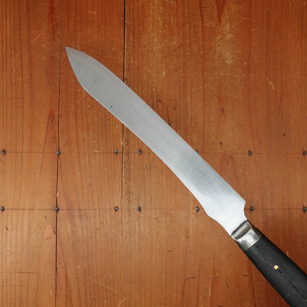 Jernbolaget California Carver Style Slicer Carbon Steel Ebony Eskilstuna Sweden ~1890s-1920s