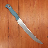 Benchmade 18020 Fishcrafter 9” Trailing Point CPM-Magnacut Fixed Blade Depth Blue Santoprene with Sheath