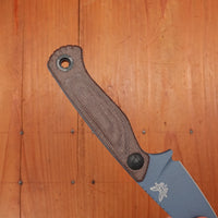 Benchmade 203BT-01 Dacian Spear Point CPM-Magnacut Brown Canvas Micarta Handle