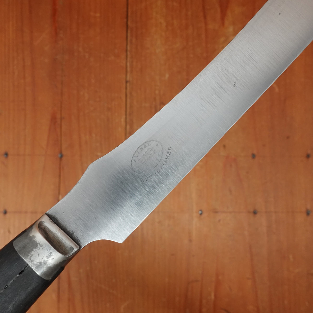 Jernbolaget California Carver Style Slicer Carbon Steel Ebony Eskilstuna Sweden ~1890s-1920s