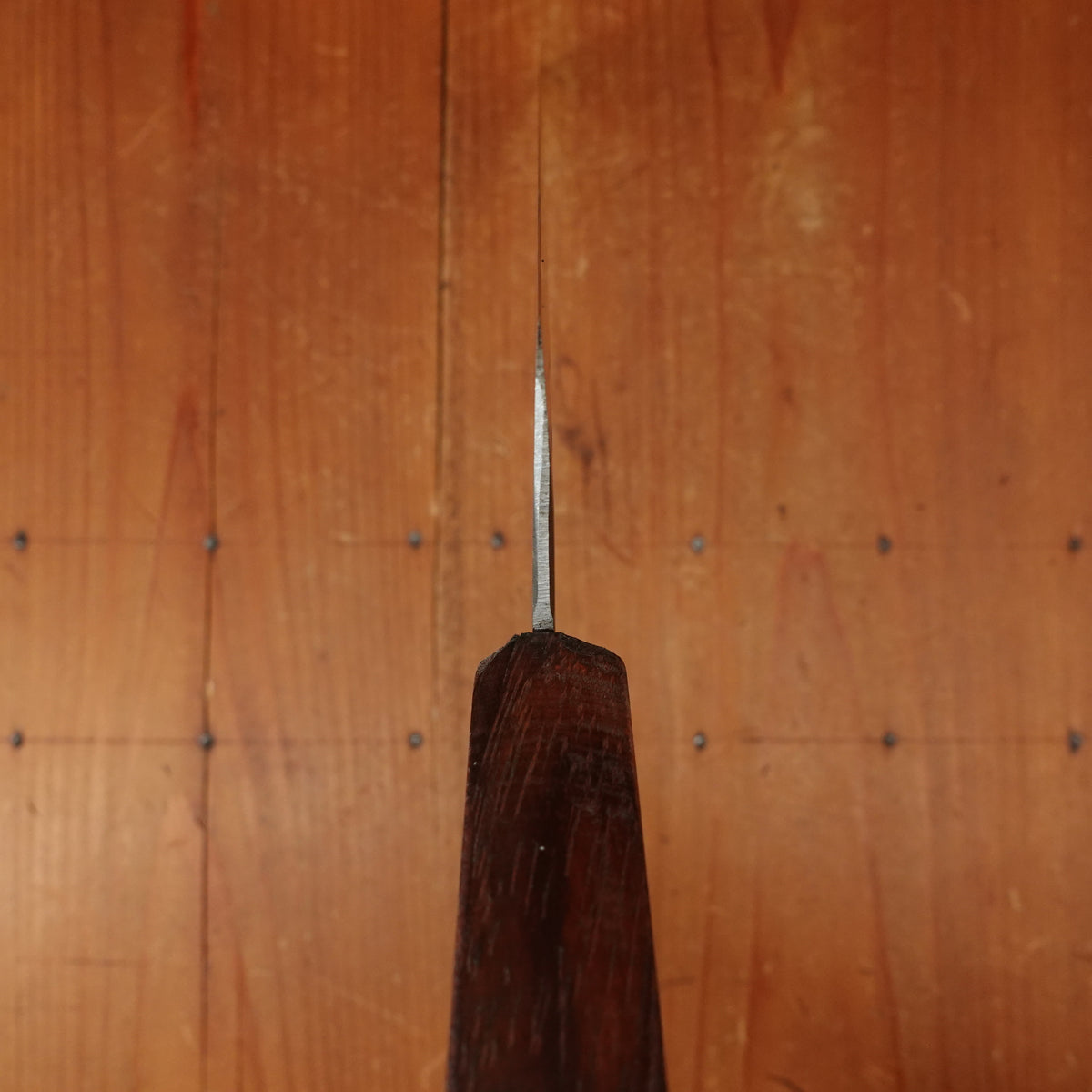 Clyde Cutlery Co 10" Carbon Steel Chef Knife US 1966 Rosewood Handle Clyde Ohio 1966