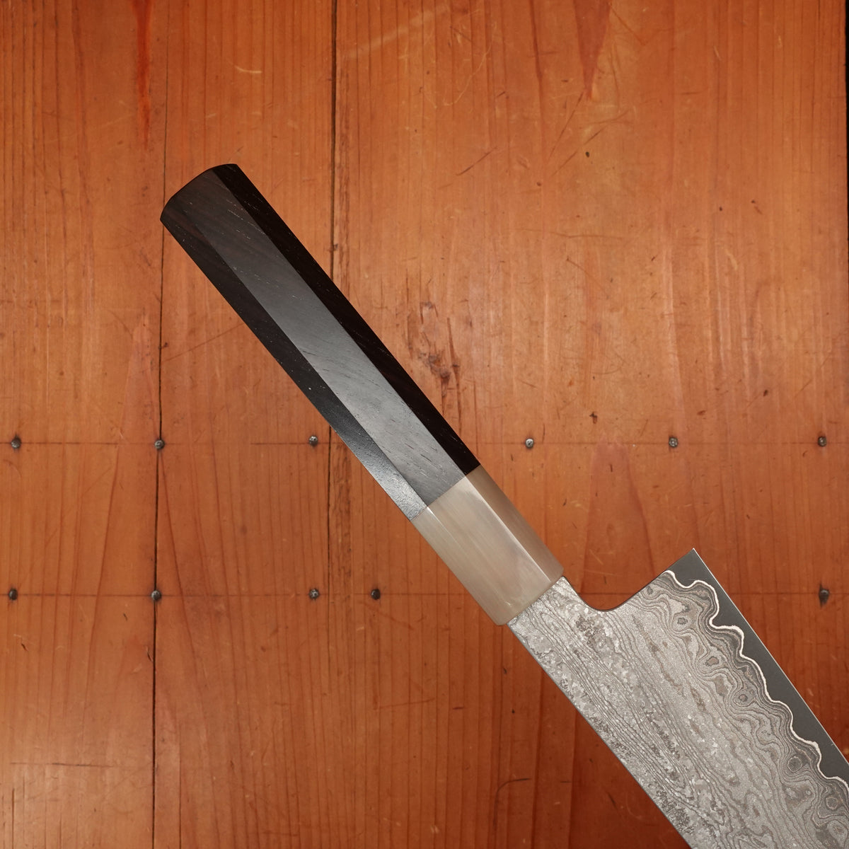 Sakai Kikumori Nakagawa Seiun 210mm Gyuto VG10 Ebony with Saya