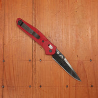 Vintage Benchmade 941BC1RED Drop Point 154CM AXIS Lock Red Anodized Aluminum Handle - 2002 Limited Edition 062/500