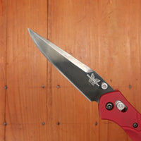 Vintage Benchmade 941BC1RED Drop Point 154CM AXIS Lock Red Anodized Aluminum Handle - 2002 Limited Edition 062/500