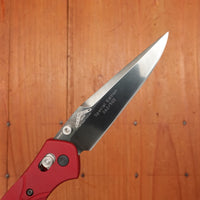 Vintage Benchmade 941BC1RED Drop Point 154CM AXIS Lock Red Anodized Aluminum Handle - 2002 Limited Edition 062/500