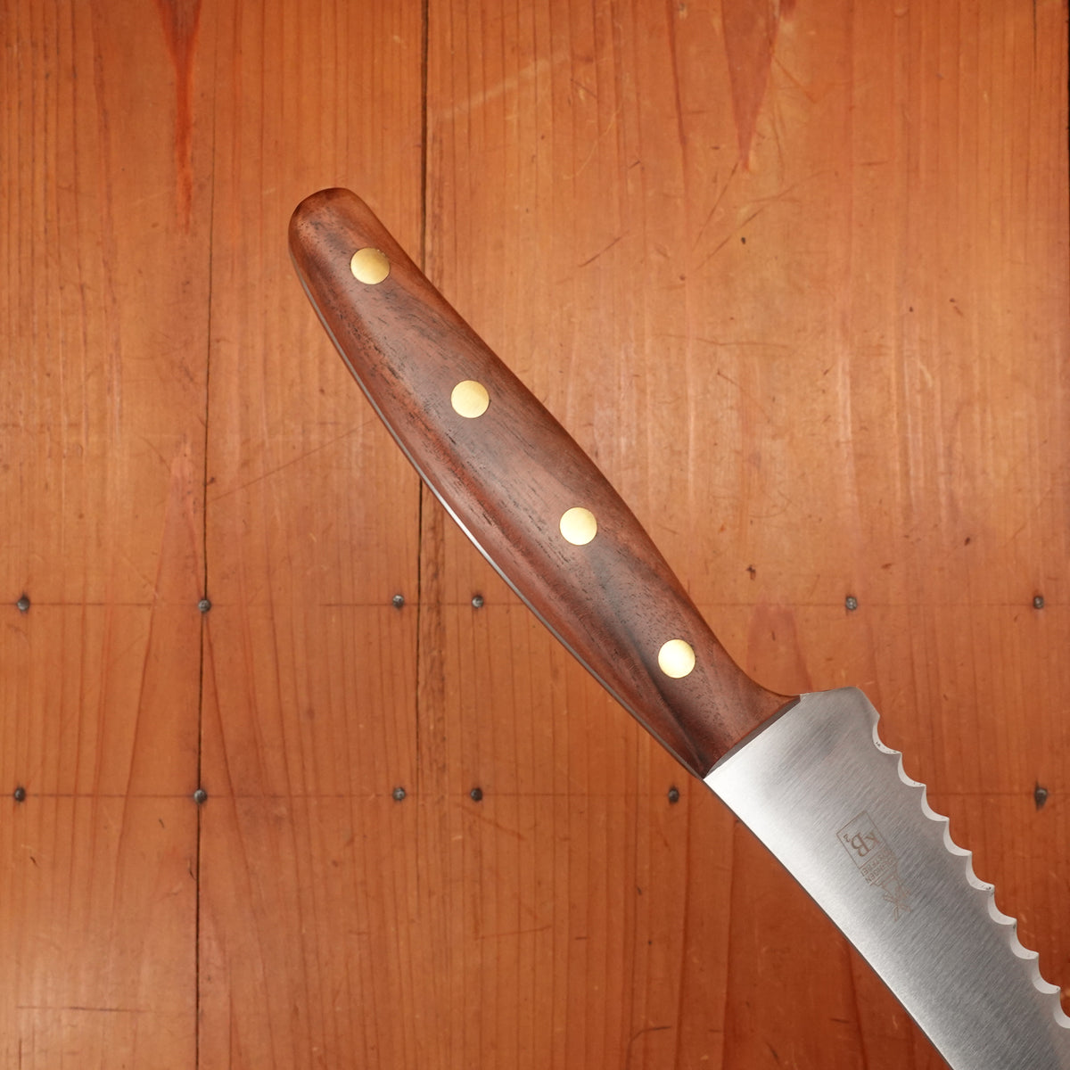 Windmühlenmesser KB2 8.75" Bread Knife Stainless Walnut