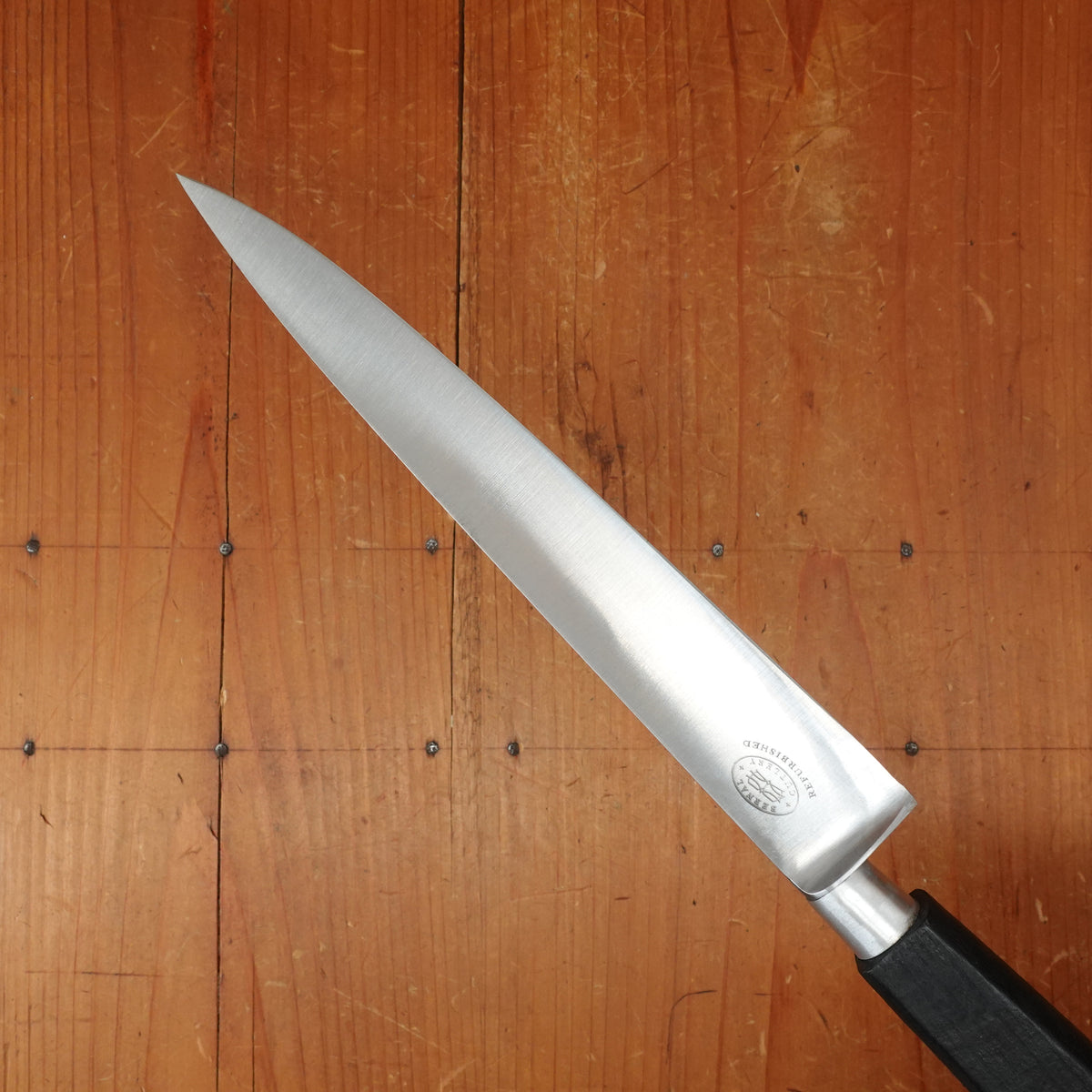 Refurbished New Old Stock Nogent / Cuisine Massive 7.5" Semi Flex Slicer Carbon Steel St Remy Thiers 50s?