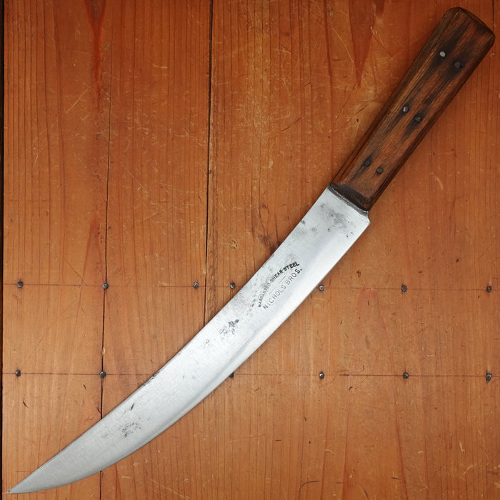 Nichols Bros 11.5" Scimitar Shear Steel Greenfield Mass 1880s-1920