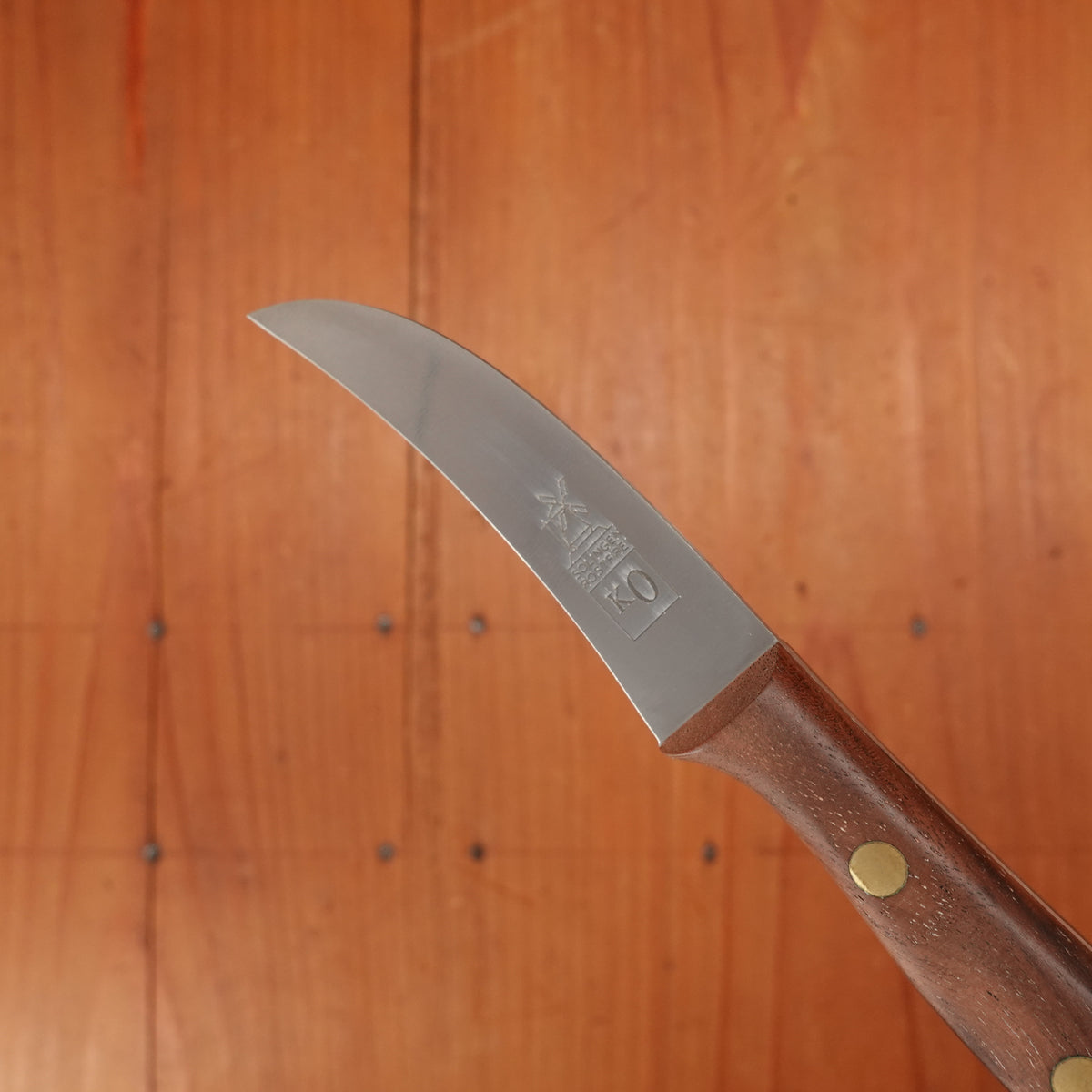 Windmühlenmesser K0 2.5" Birds Beak Paring Stainless Walnut