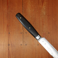 Lamson & Goodnow MFG co 8" Bread Knife Carbon Steel Lamson Pat Bolster Rosewood USA 1850s-80s