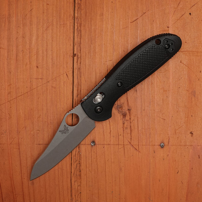 Benchmade 555-S30V Mini Griptilian Sheepsfoot CPM-S30V AXIS Lock Black Grivory Handle