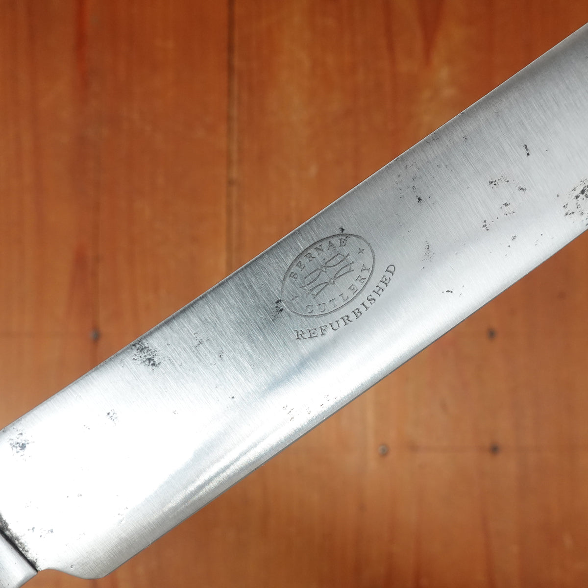 Lamson & Goodnow MFG co 8" Bread Knife Carbon Steel Lamson Pat Bolster Rosewood USA 1850s-80s